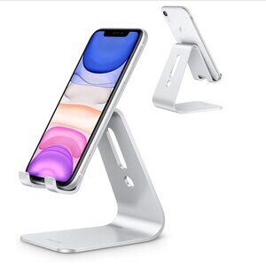 OMOTON Aluminum Cell Phone Stand for iPhone, Tablet, or E-readers